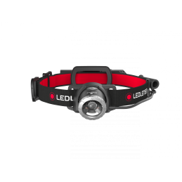 H8R Lampe frontale Ledlenser, lm 600 Coloris: noir/rouge