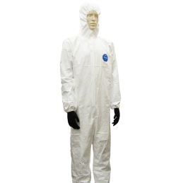 Combinaison de protection chimique blanc TYVEK 100 | Taille: M