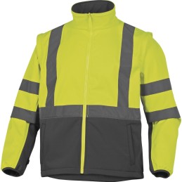 Regenparka Tarmac fluo gelb-grau | Größe: 2XL