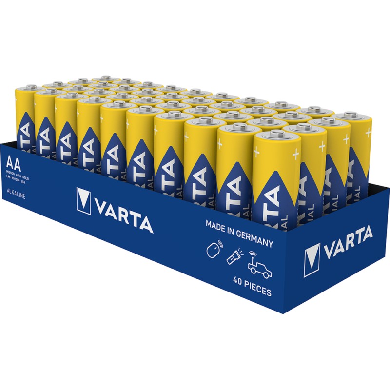 Piles Varta LR6 AA Industriel - 1,5V - boite de 40 piles