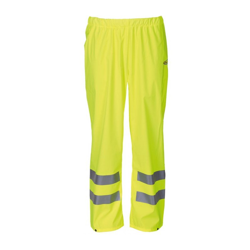 Pantalon de pluie de sécurité léger jaune vif FLEXOTHANE REFLEX | Taille S