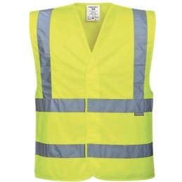 Gilet de sécurité jaune vif C470 | Taille S/M