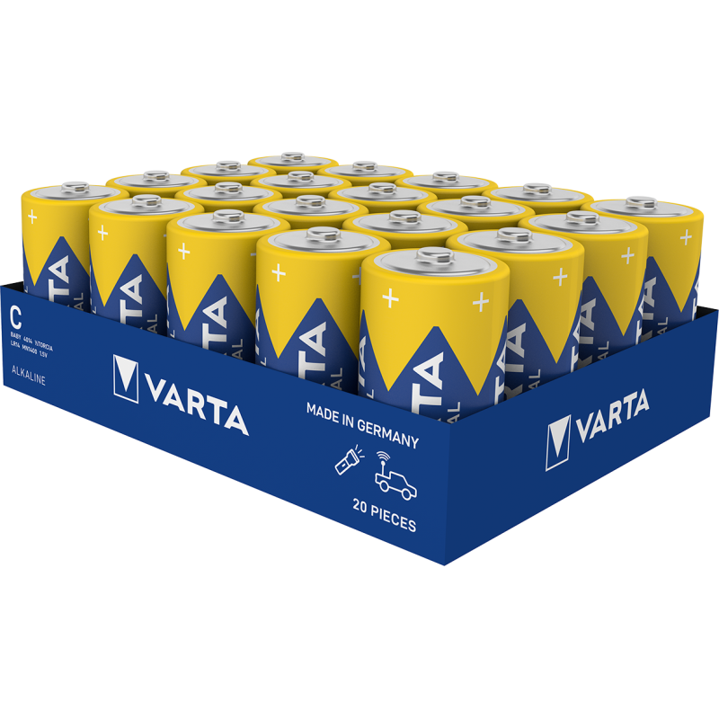 Piles LR14 C Varta industrial - 1.5V - Boite de 20 piles