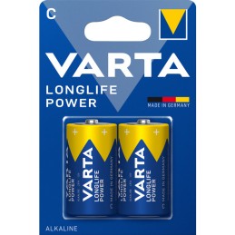 Piles LR14 C Varta Longlife Power 1.5V (BLI-2)