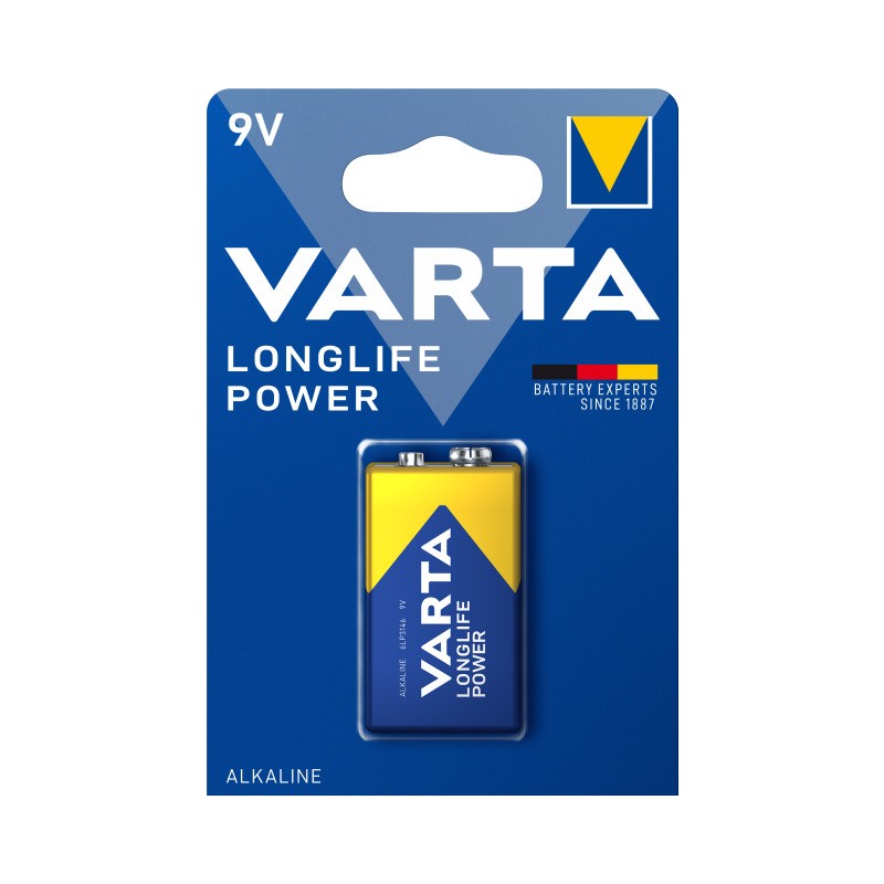 Pile 9V Varta Longlife Power 6LR61 BLI1