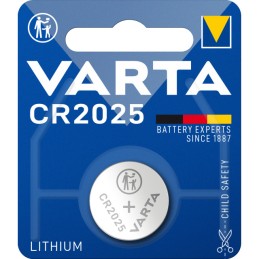 CR2025 Pile bouton Varta lithium