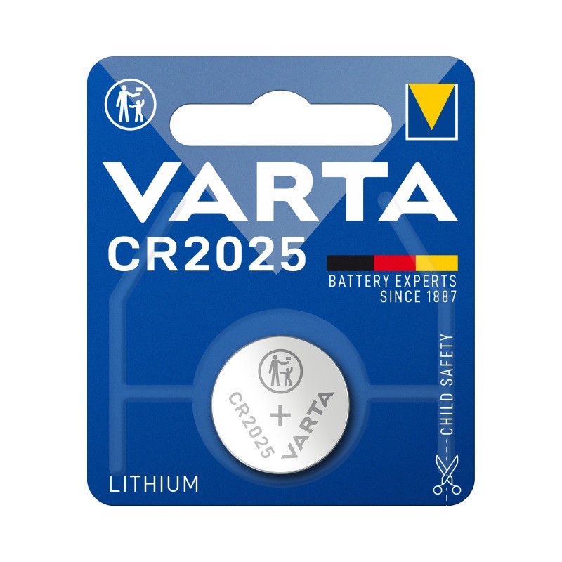 CR2025 Pile bouton Varta lithium