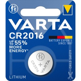 VARTA LITHIUM KNOPFZELLE CR2016 BLISTER 1