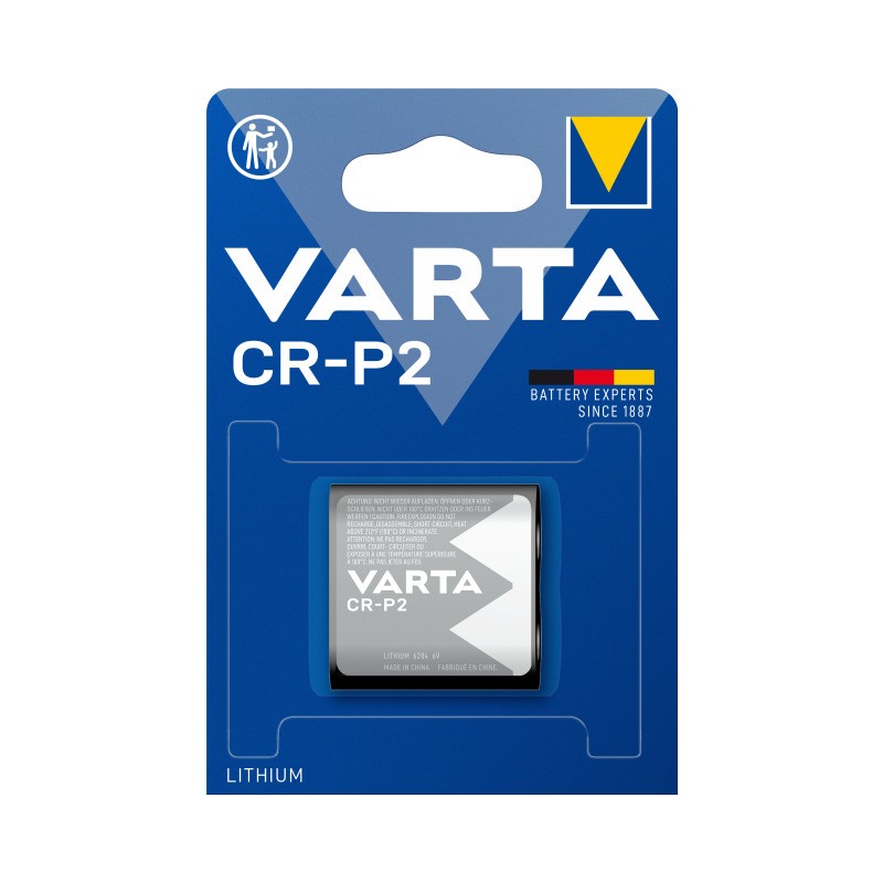 VARTA LITHIUM ELECTRONICS CR-P2 BLISTER 1