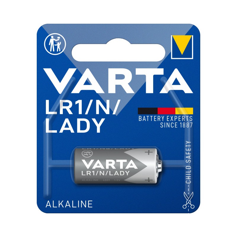 LR1 Varta Alcaline spécial blister 1