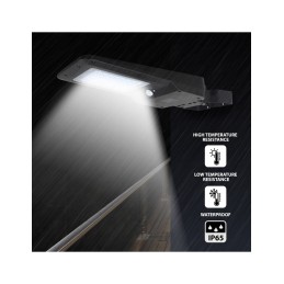 CRUISER - Lampadaire à charge solaire 15W (1600lm) avec détecteur de mouvement