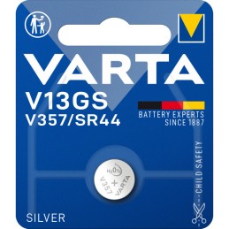 VARTA SILVER PILE BOUTON V13GS/V357/SR44 BLISTER 1