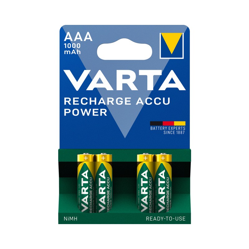 Varta Accu AAA Power 1000Mah BLI4
