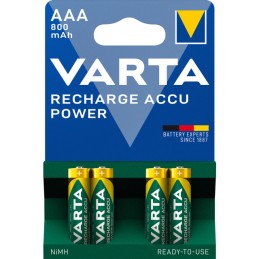 Varta Accu AAA Power 800mAh BLI4