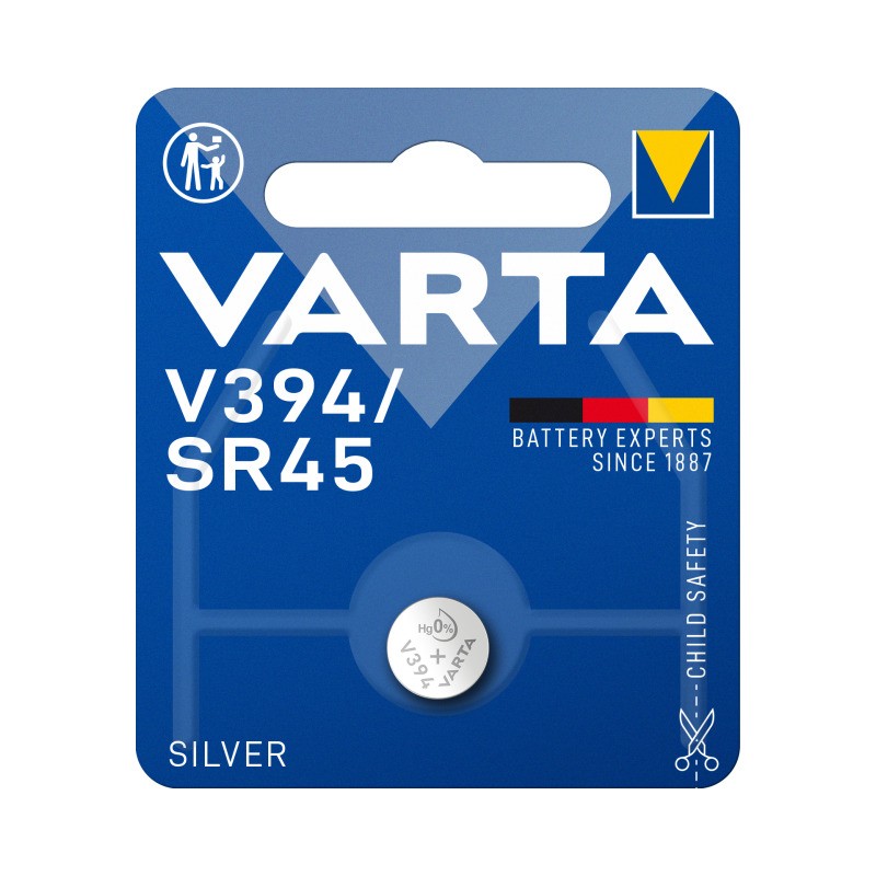 VARTA SILVER KNOPFZELLE V394/SR45 BLISTER 1