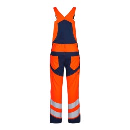 Safety Latzhose - Orange/Blau | Größe 54