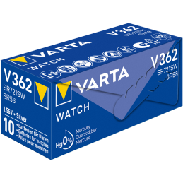 V362/SR58 Pile bouton VARTA SILVER