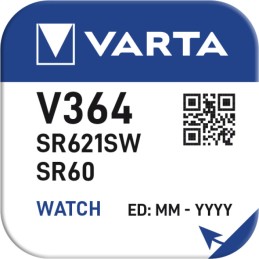 V364/SR60 Knopfzelle VARTA SILVER