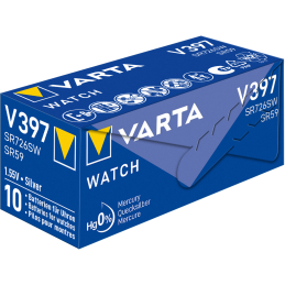 V397/SR59 Pile bouton Varta SILVER, 1 pce