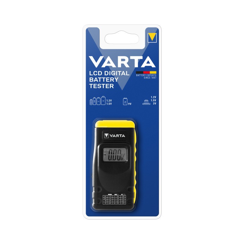 VAR160811 Varta LCD Digital Battery Tester