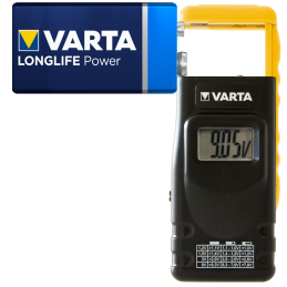 VAR160811 Varta LCD Digital Battery Tester