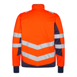 Blouson softshell Safety orange/bleu | Taille: XXL