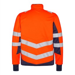 Softshelljacke Safety orange/blau | Größe: M