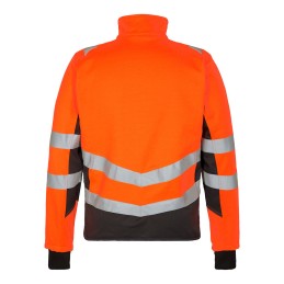 Arbeitsjacke safety orange/grau | Größe: XL