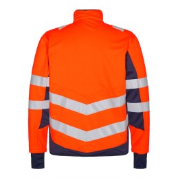 Blouson softshell Safety orange/bleu | Taille: L