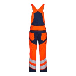 Safety Latzhose - Orange/Blau | Größe : 48