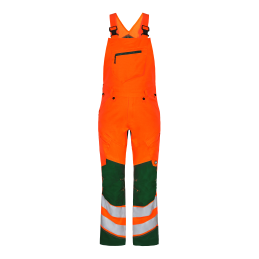 Safety Latzhose - Orange/Grün | Größe : 48