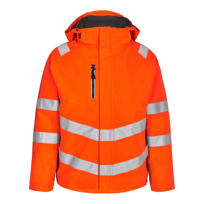 Blouson dhiver Safety orange/gris anthracite | Taille : M